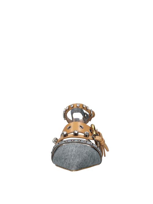  PINKO | GIANIRA 01 CALF LEATHERJEANS-MARRONE